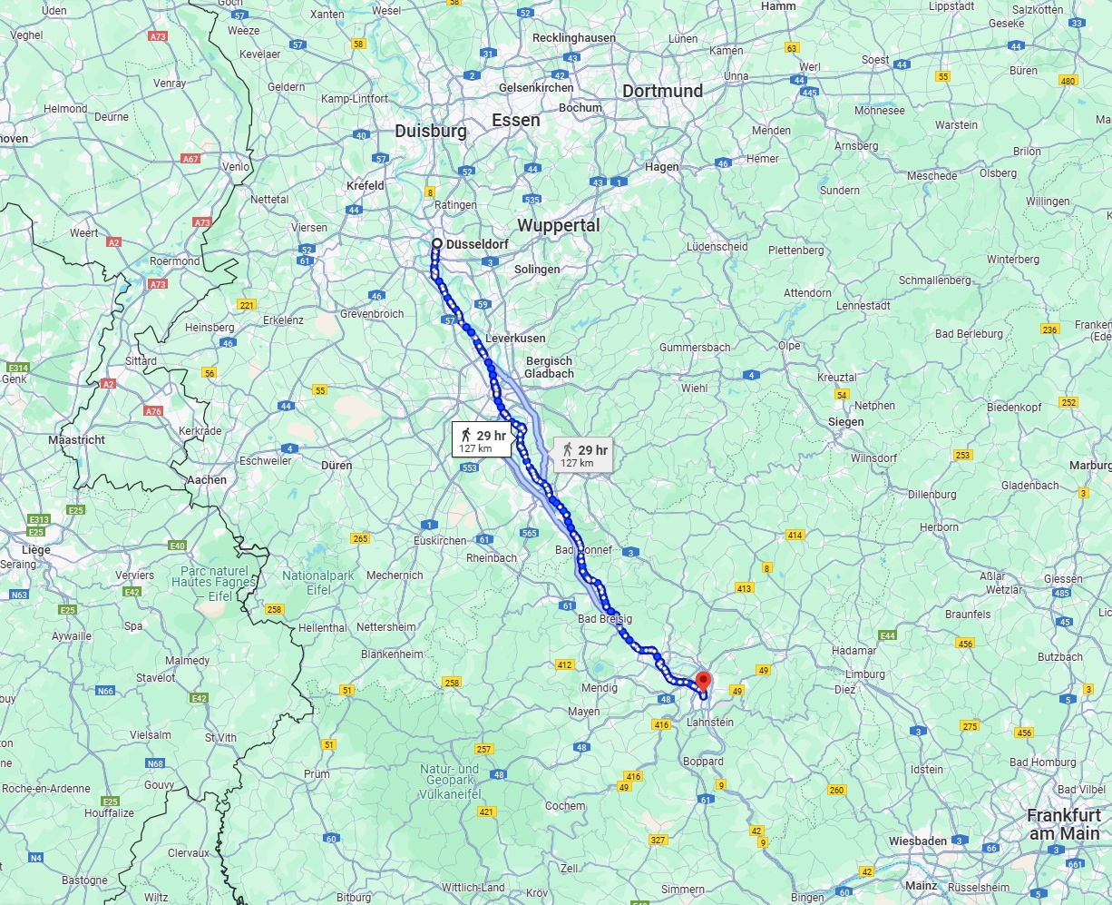 Anreise von Düsseldorf Zu Koblenz Über 
