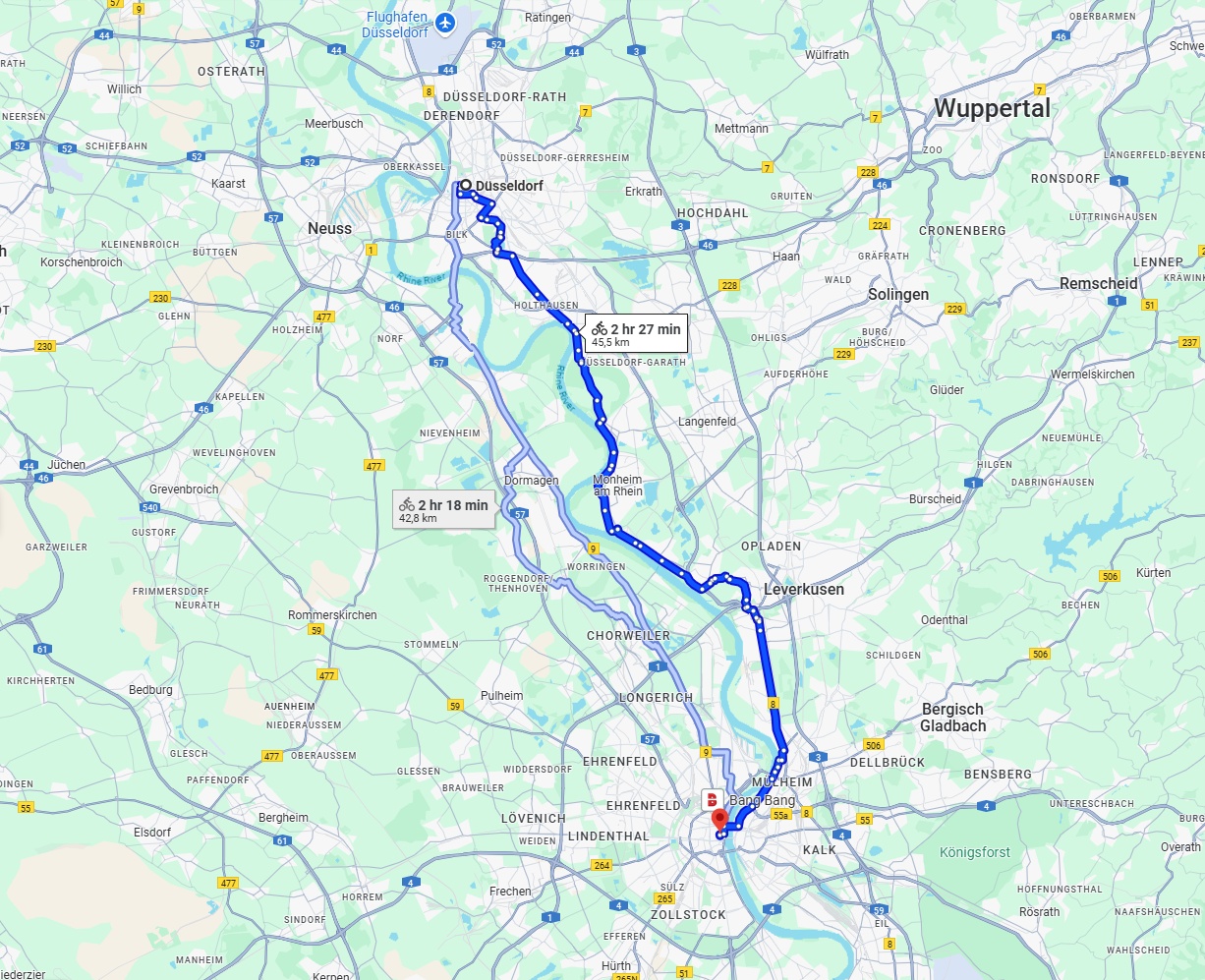 Anreise von Düsseldorf Zu Köln Über 