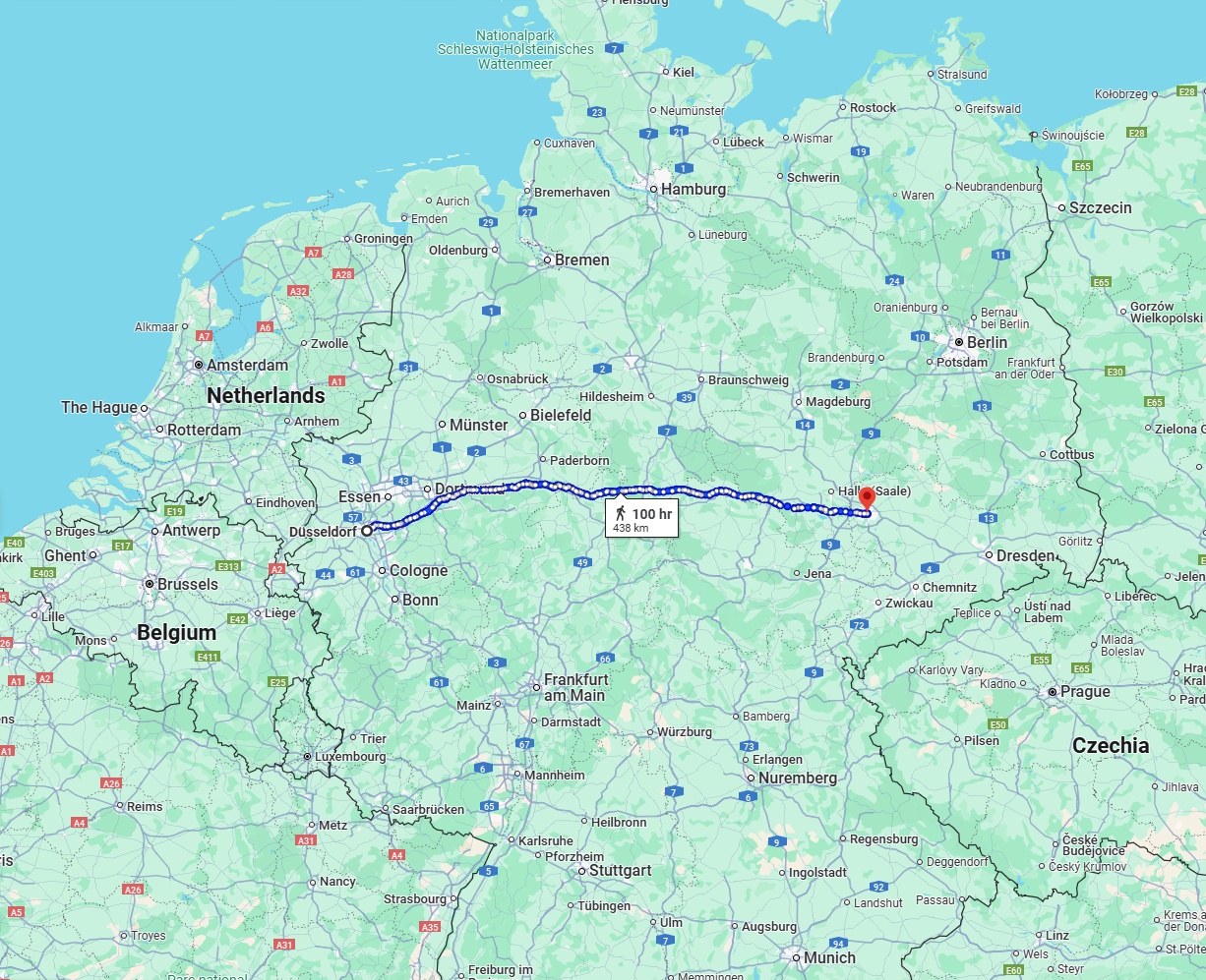 Anreise von Düsseldorf Zu Leipzig Über 