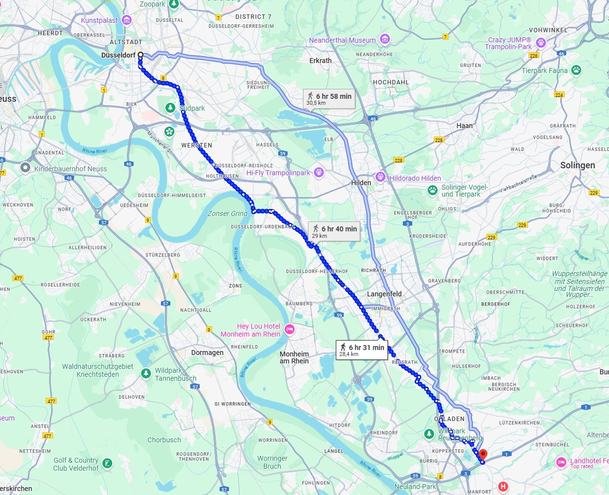 Anreise von Düsseldorf Zu Leverkusen Über 