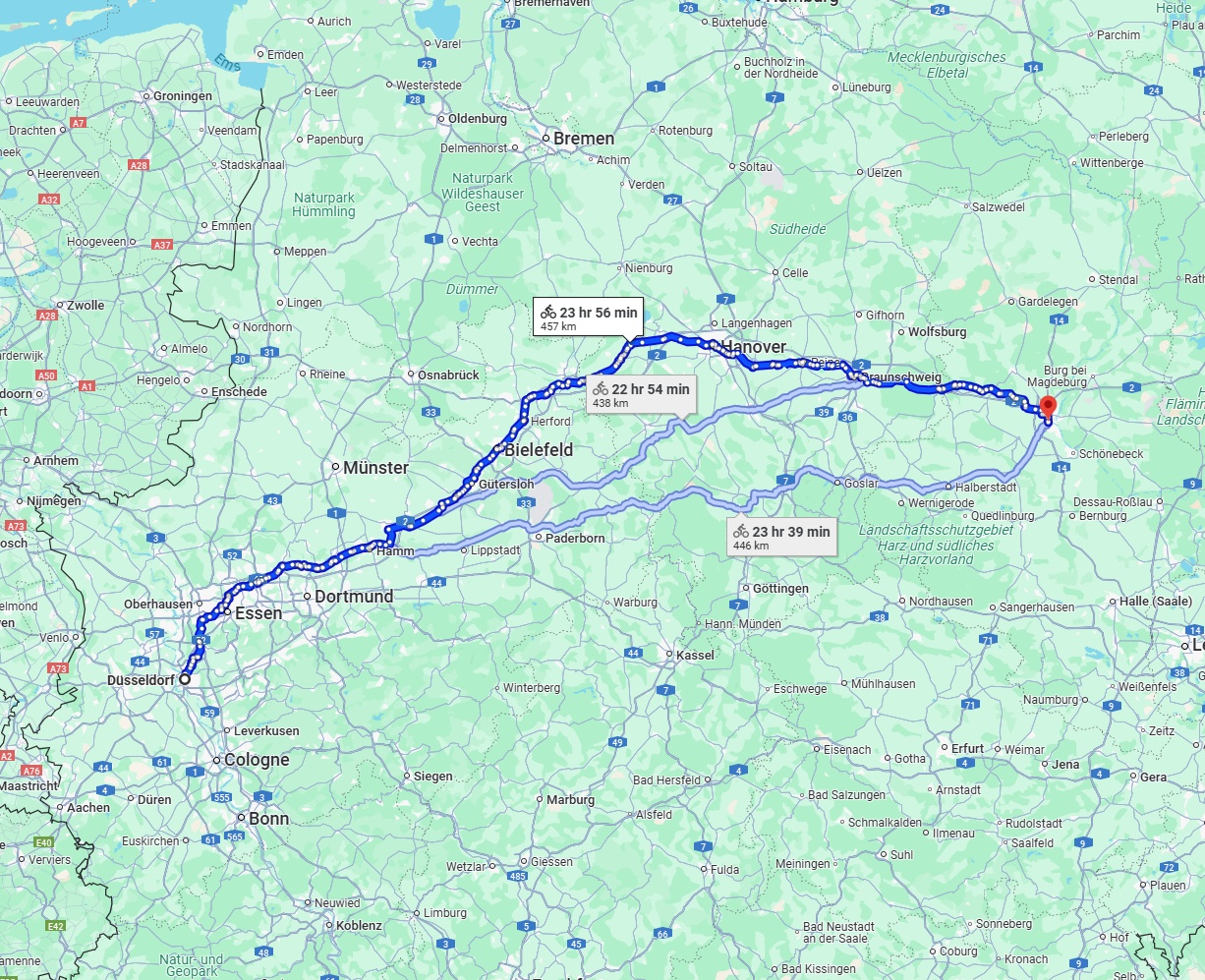 Anreise von Düsseldorf Zu Magdeburg Über 