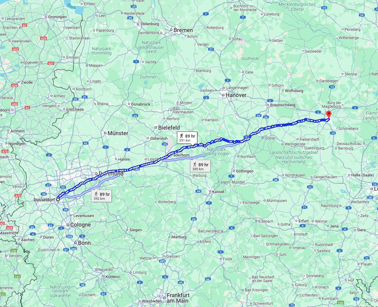 Anreise von Düsseldorf Zu Magdeburg Über 
