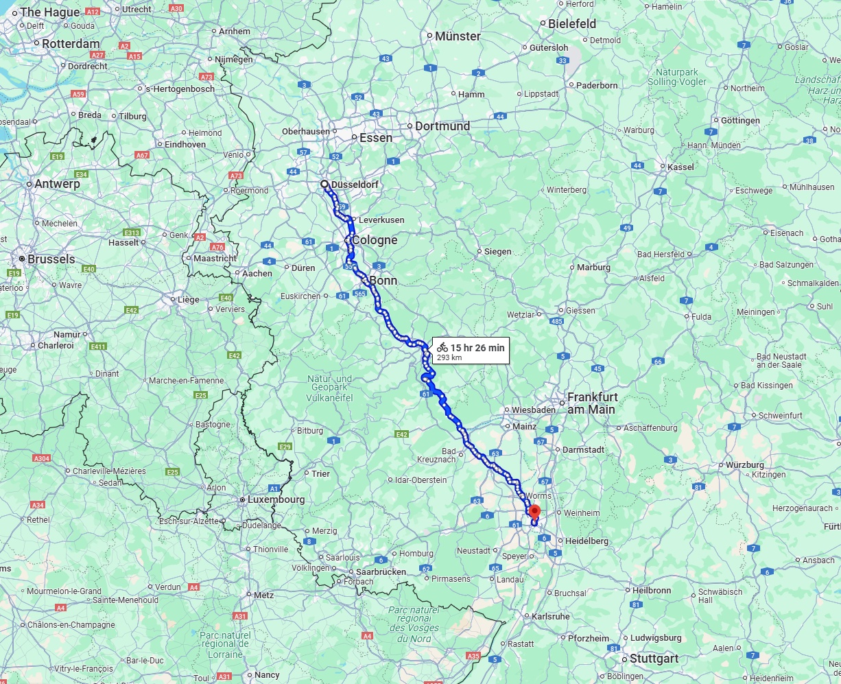Anreise von Düsseldorf Zu Mannheim Über 