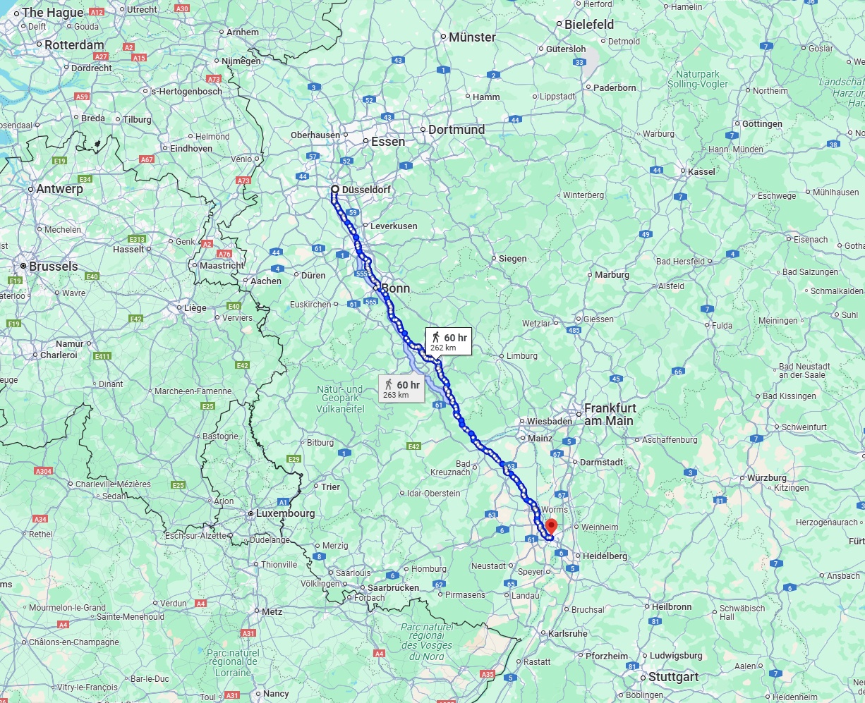 Anreise von Düsseldorf Zu Mannheim Über 