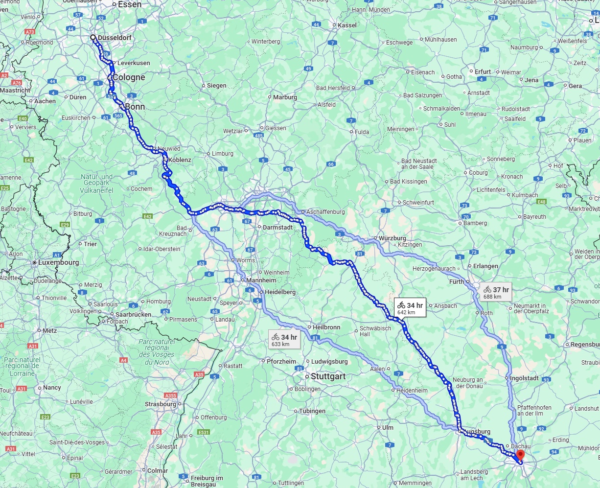 Anreise von Düsseldorf Zu München Über 