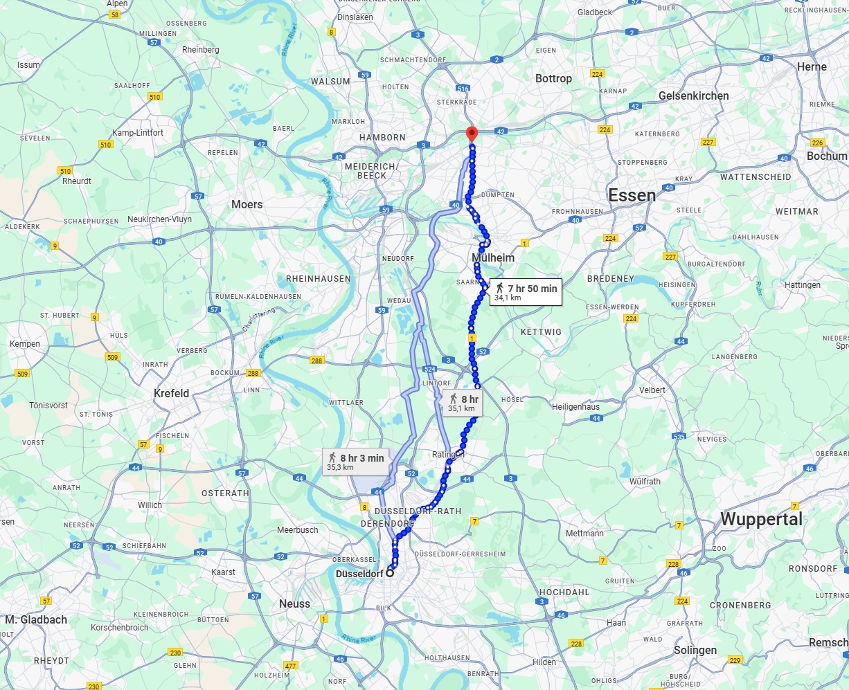 Anreise von Düsseldorf Zu Oberhausen Über 