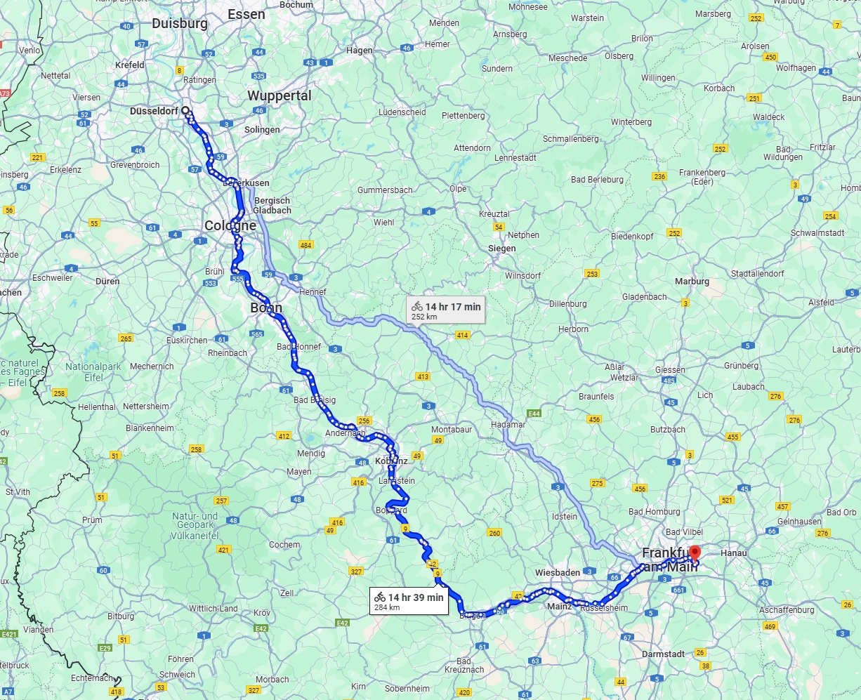Anreise von Düsseldorf Zu Offenbach am Main Über 