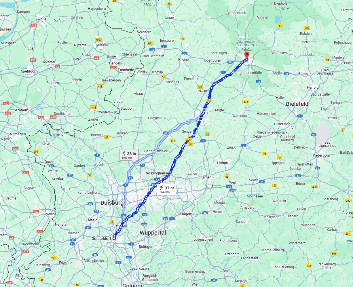 Anreise von Düsseldorf Zu Osnabrück Über 