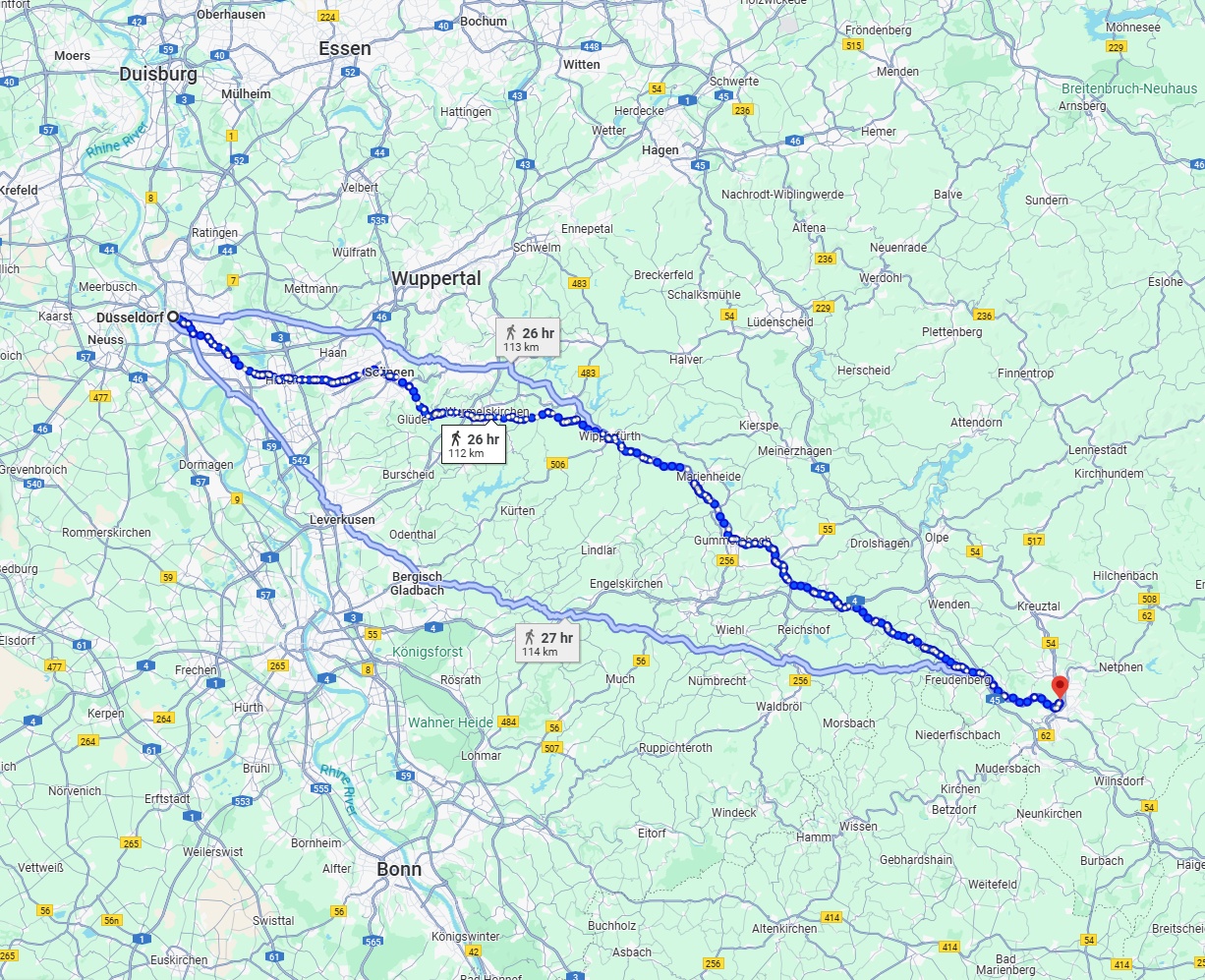 Anreise von Düsseldorf Zu Siegen Über 