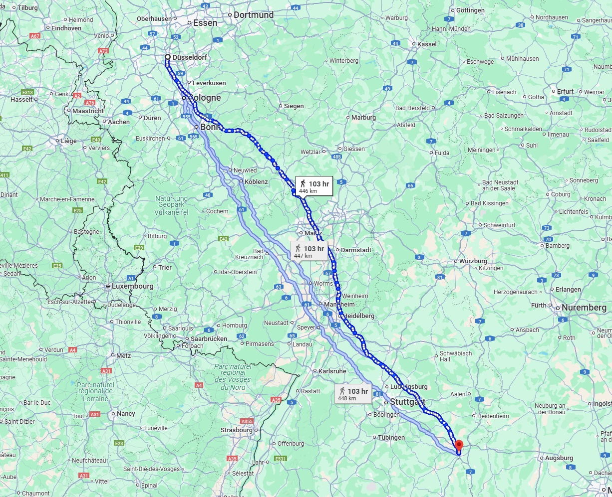 Anreise von Düsseldorf Zu Ulm Über 