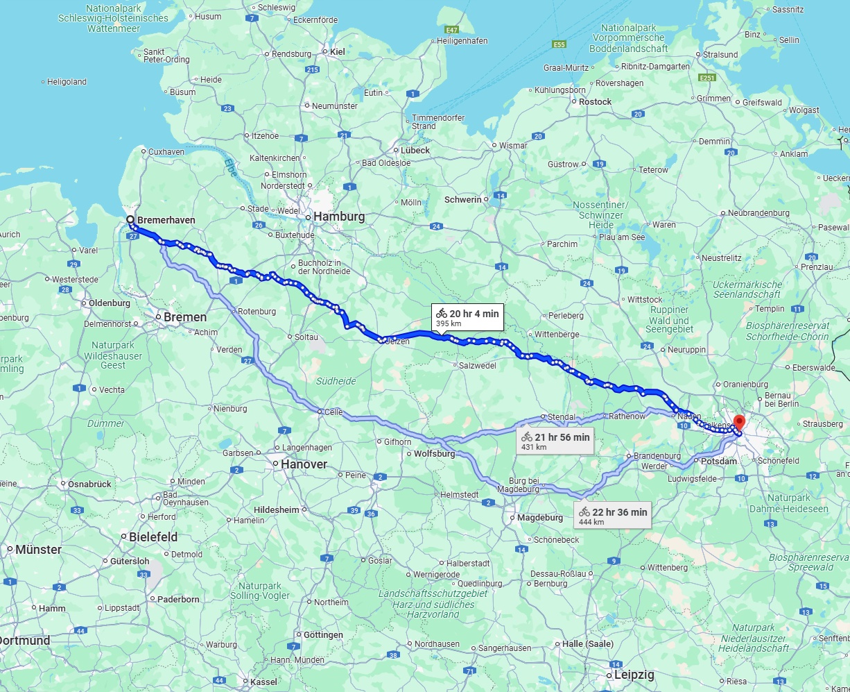 Anreise von Bremerhaven Zu Berlin Über 