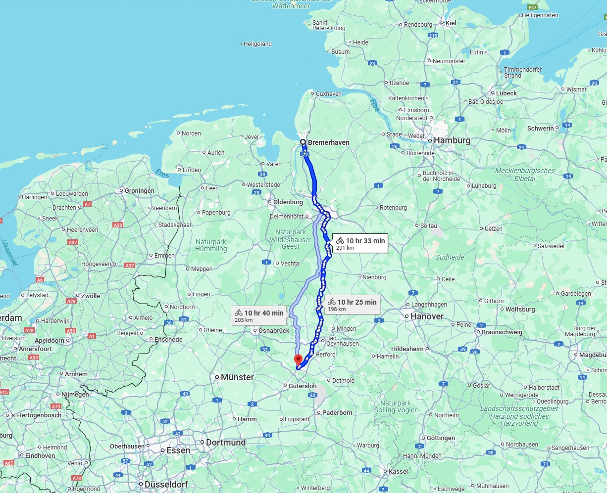Anreise von Bremerhaven Zu Bielefeld Über 