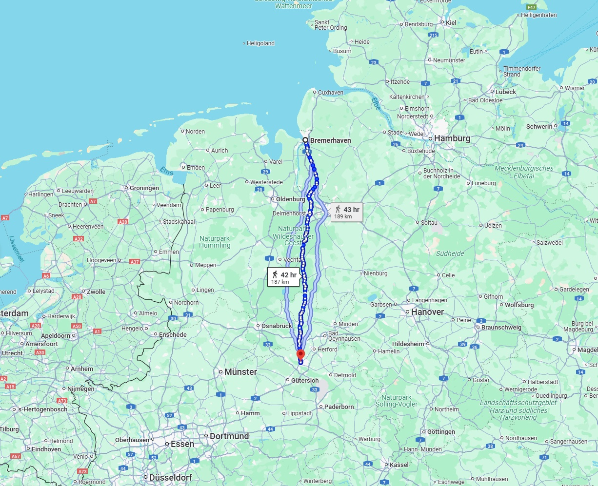 Anreise von Bremerhaven Zu Bielefeld Über 