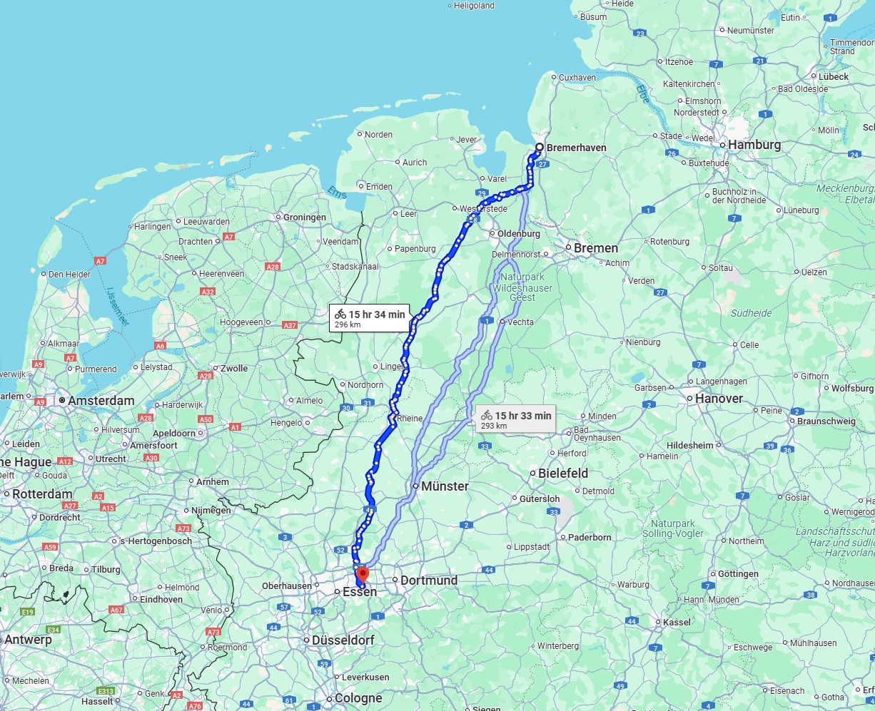 Anreise von Bremerhaven Zu Bochum Über 