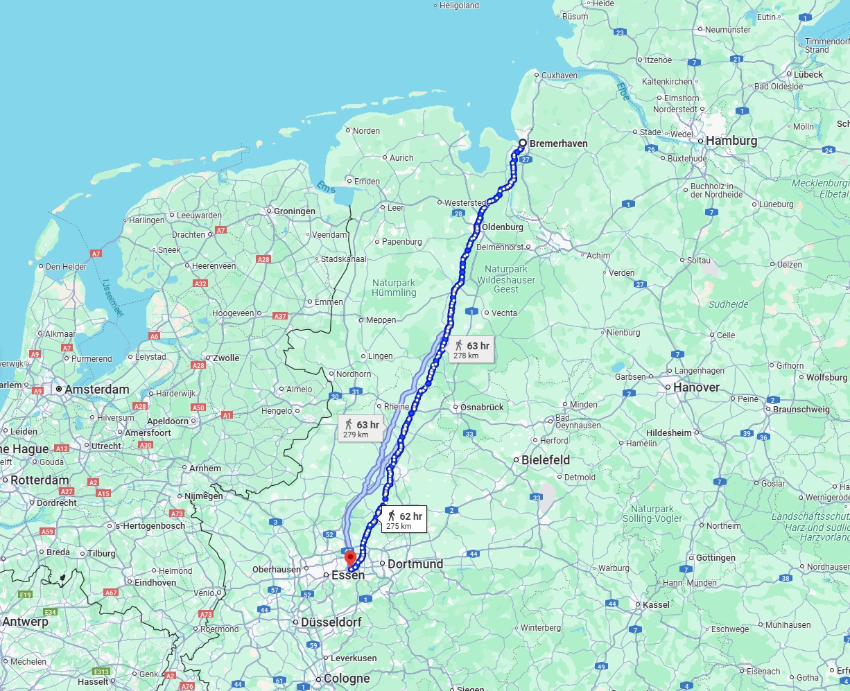 Anreise von Bremerhaven Zu Bochum Über 