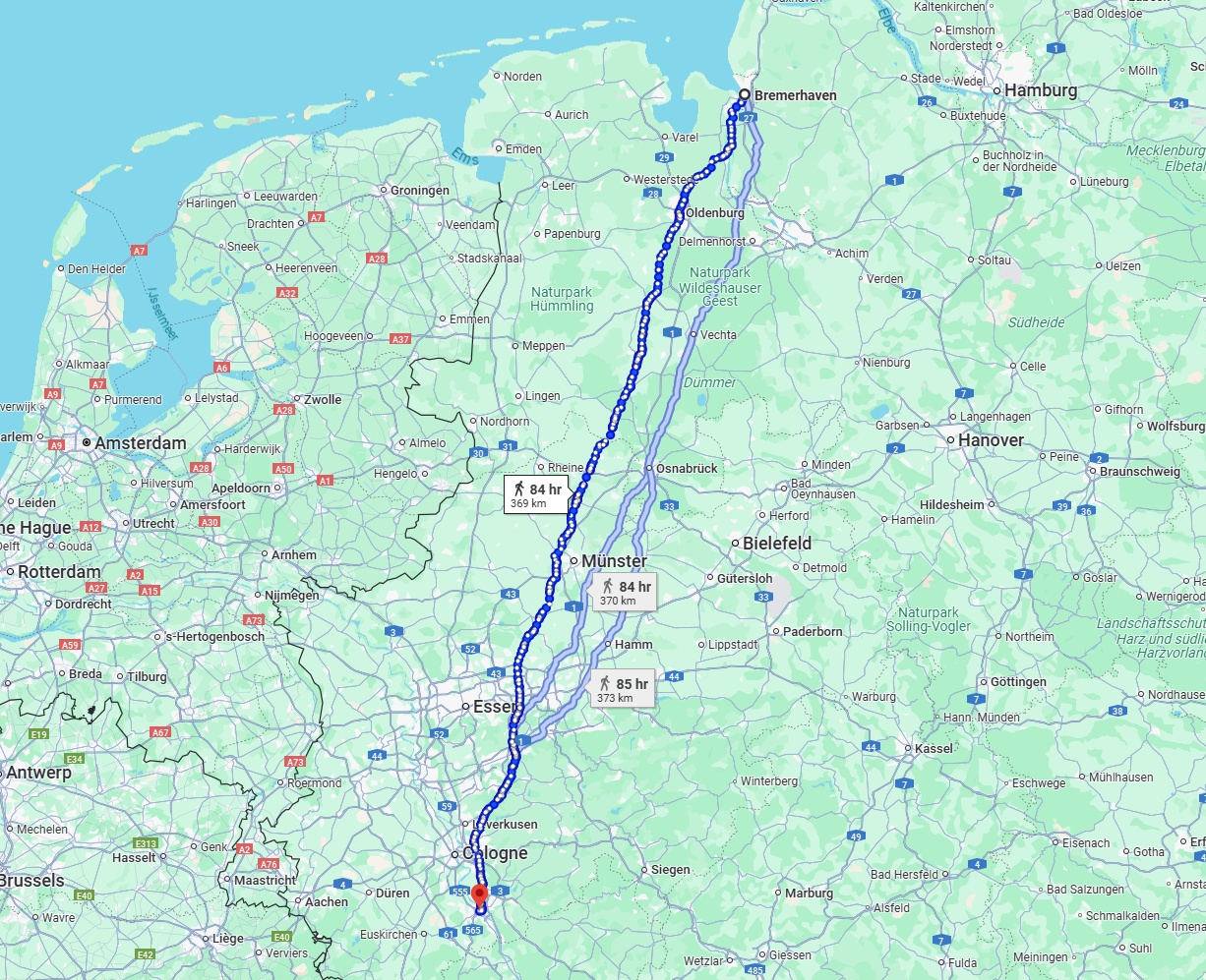 Anreise von Bremerhaven Zu Bonn Über 