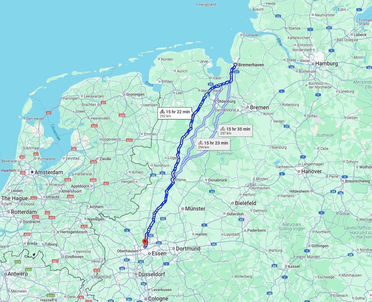 Anreise von Bremerhaven Zu Bottrop Über 