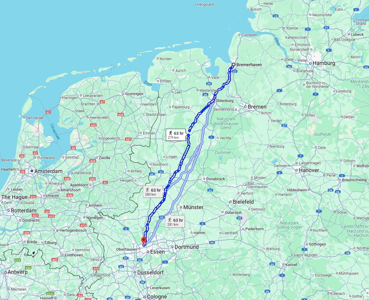 Anreise von Bremerhaven Zu Bottrop Über 