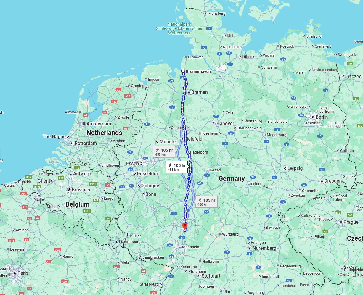 Anreise von Bremerhaven Zu Darmstadt Über 