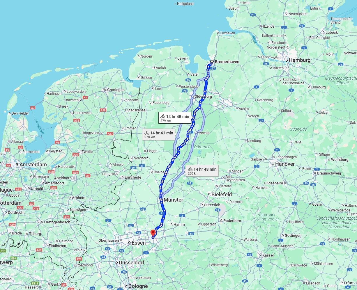 Anreise von Bremerhaven Zu Dortmund Über 