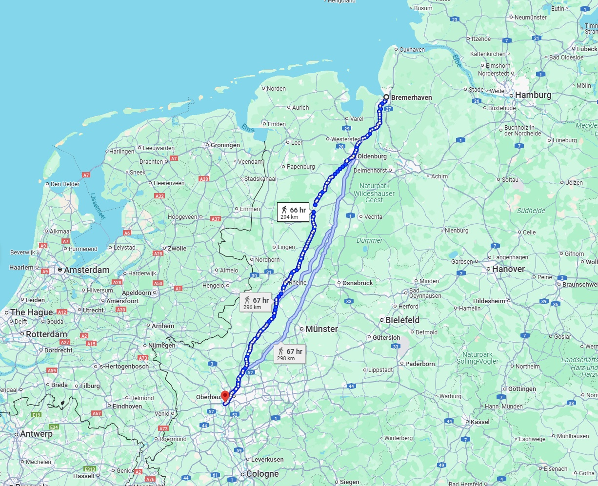 Anreise von Bremerhaven Zu Duisburg Über 