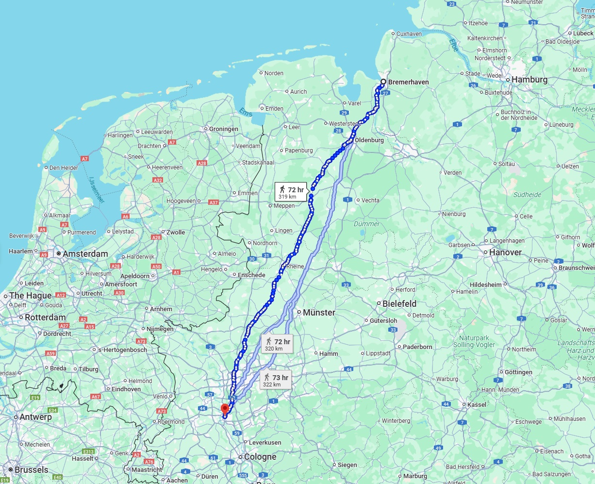Anreise von Bremerhaven Zu Düsseldorf Über 
