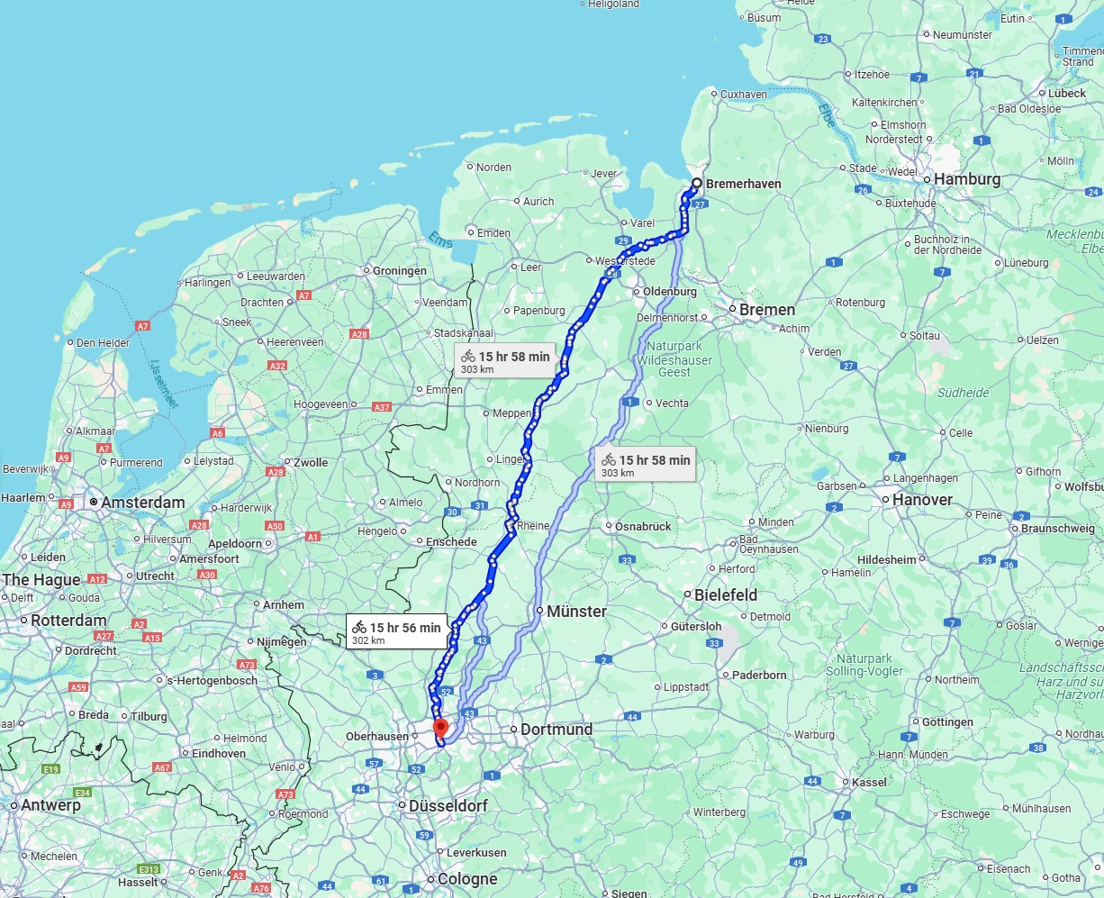 Anreise von Bremerhaven Zu Essen Über 