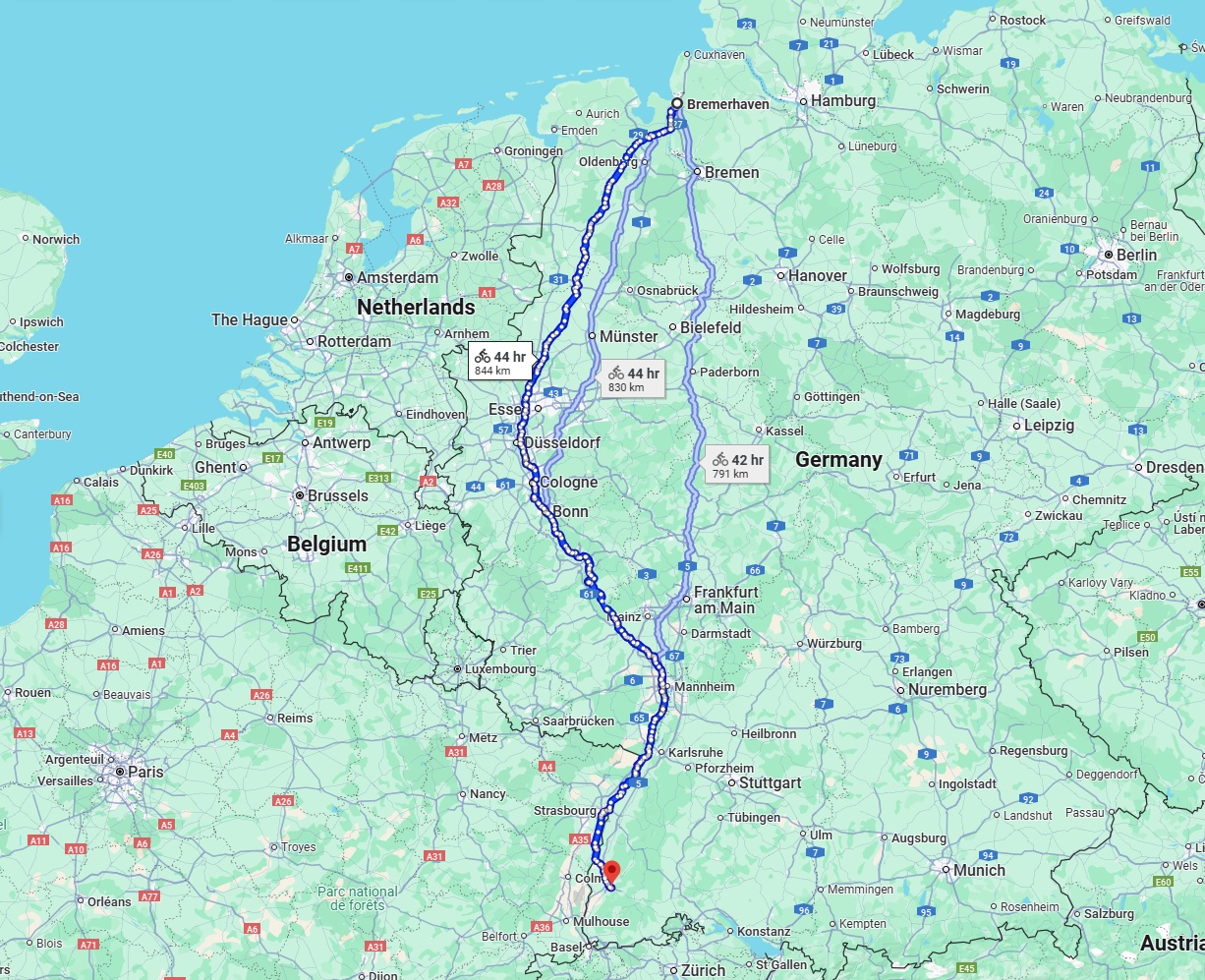 Anreise von Bremerhaven Zu Freiburg im Breisgau Über 