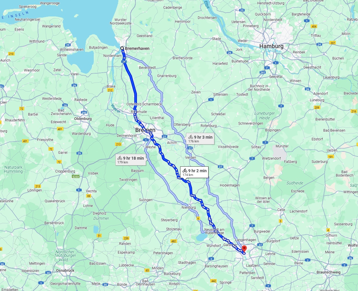Anreise von Bremerhaven Zu Hannover Über 