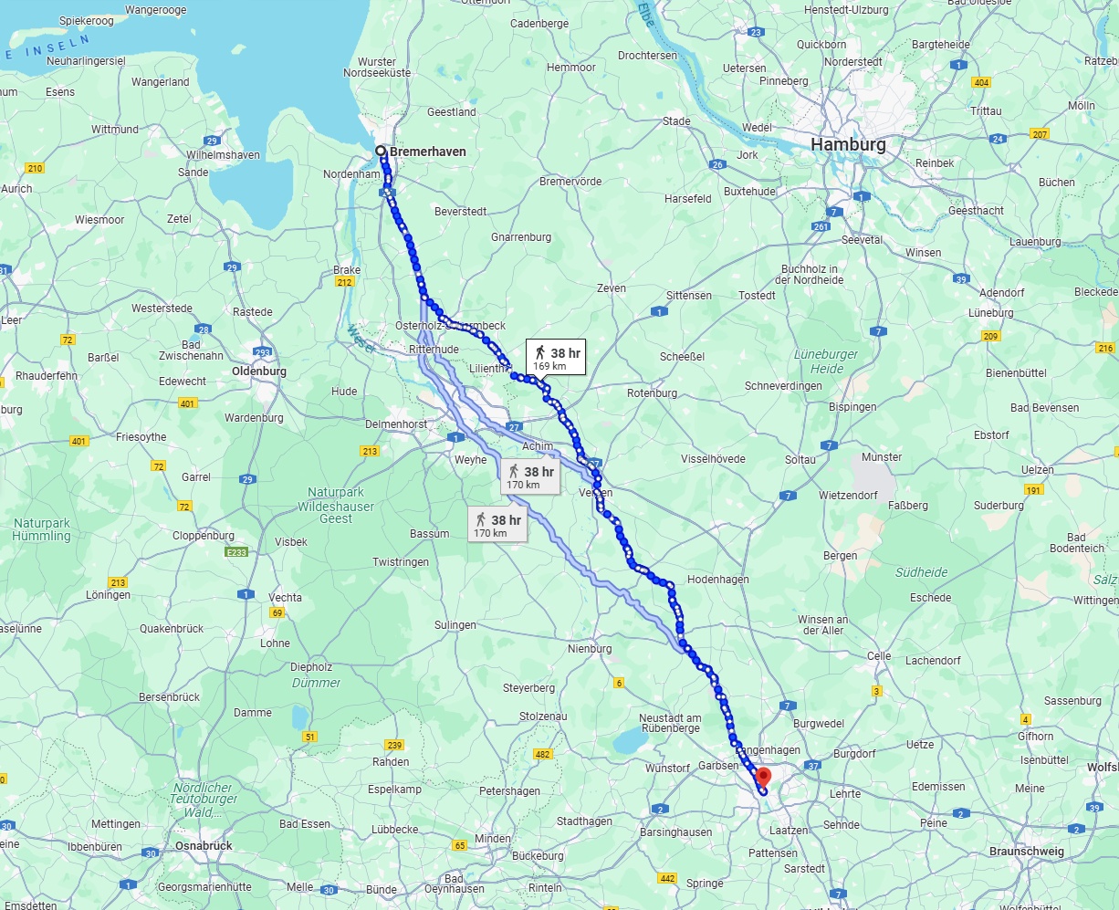 Anreise von Bremerhaven Zu Hannover Über 
