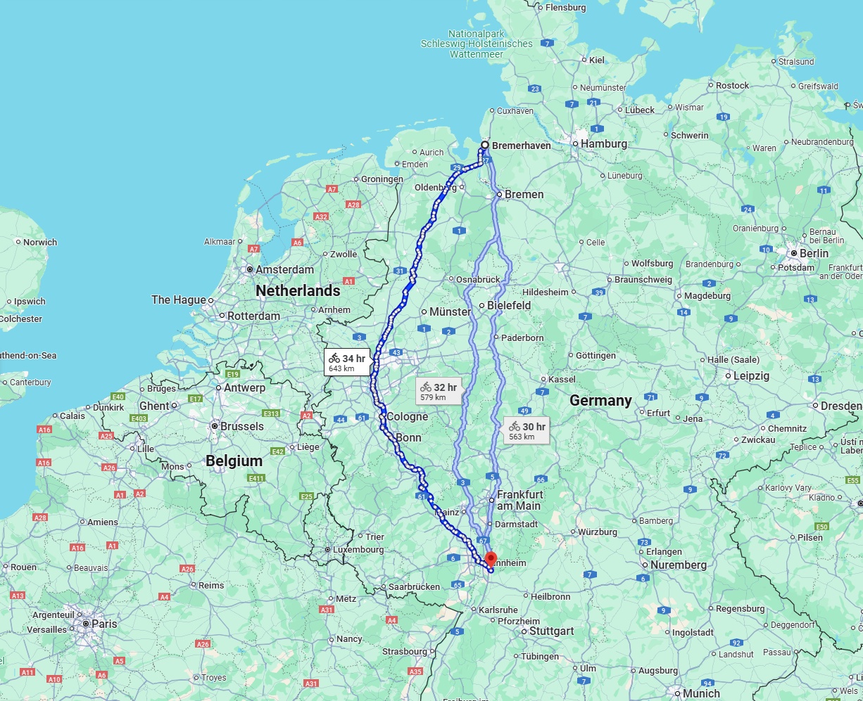 Anreise von Bremerhaven Zu Heidelberg Über 