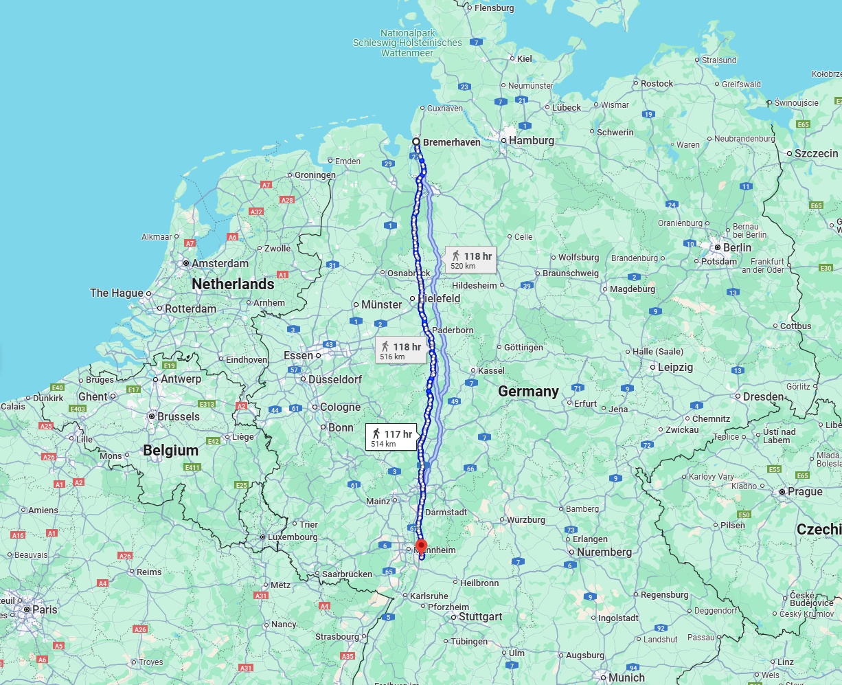 Anreise von Bremerhaven Zu Heidelberg Über 