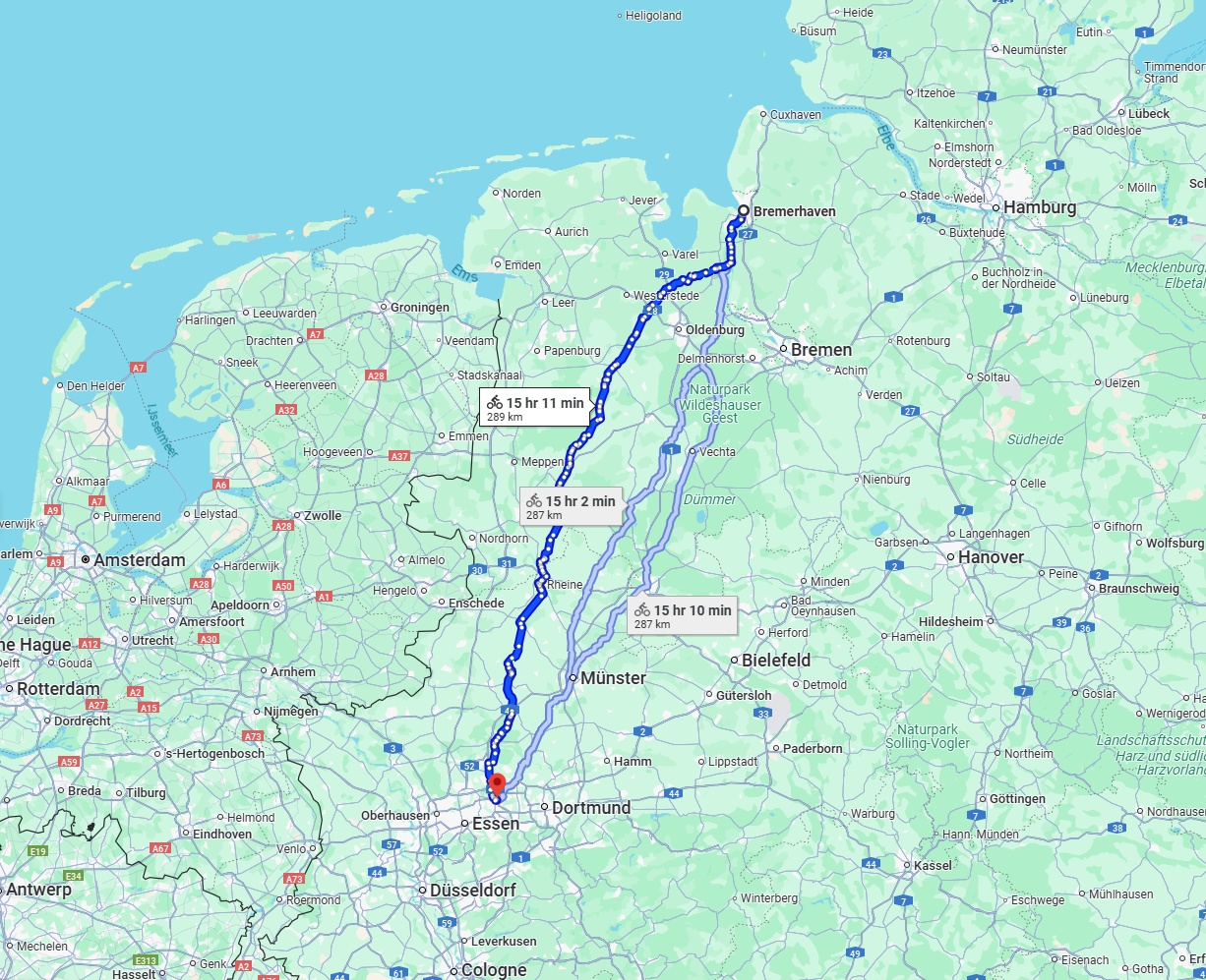 Anreise von Bremerhaven Zu Herne Über 