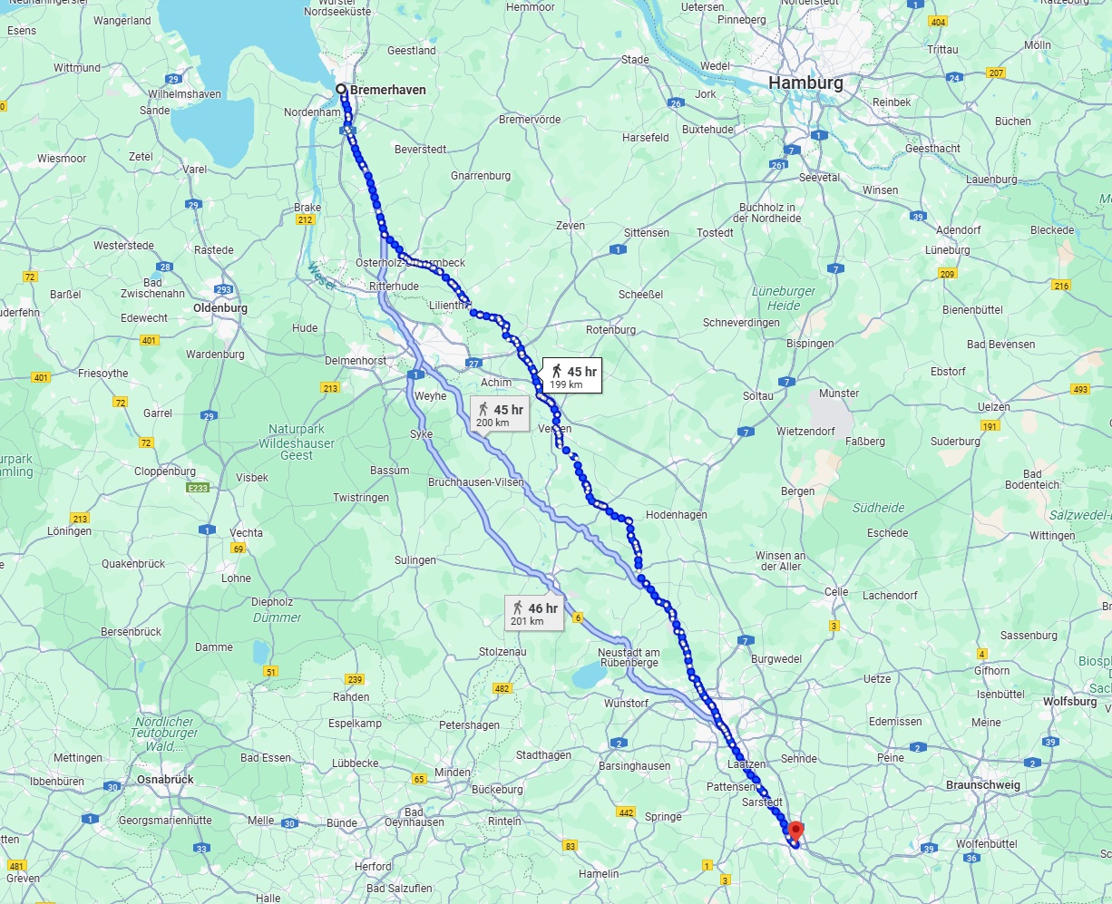 Anreise von Bremerhaven Zu Hildesheim Über 