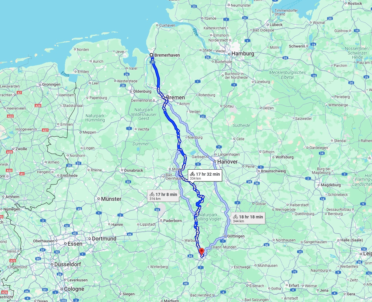 Anreise von Bremerhaven Zu Kassel Über 