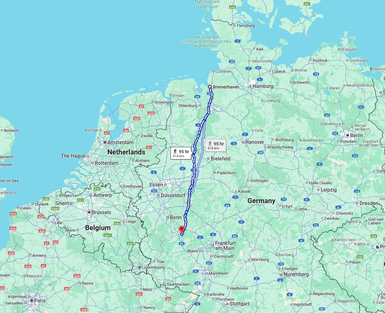 Anreise von Bremerhaven Zu Koblenz Über 