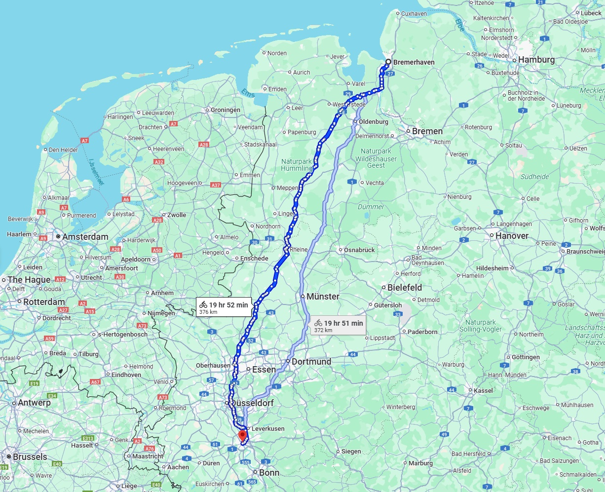 Anreise von Bremerhaven Zu Köln Über 