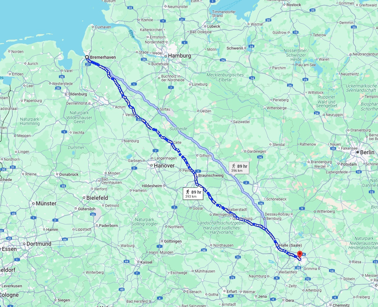 Anreise von Bremerhaven Zu Leipzig Über 