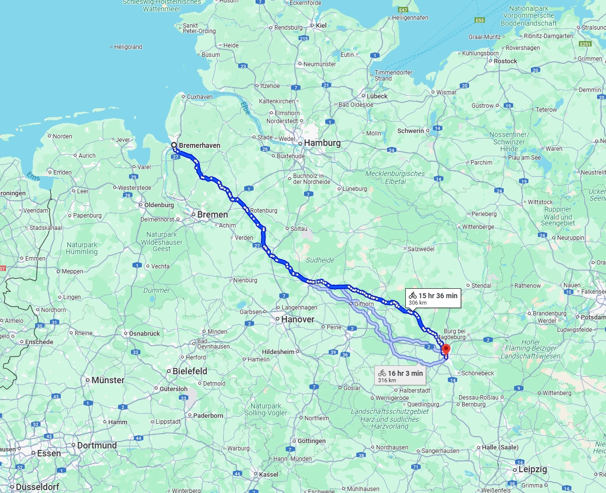 Anreise von Bremerhaven Zu Magdeburg Über 