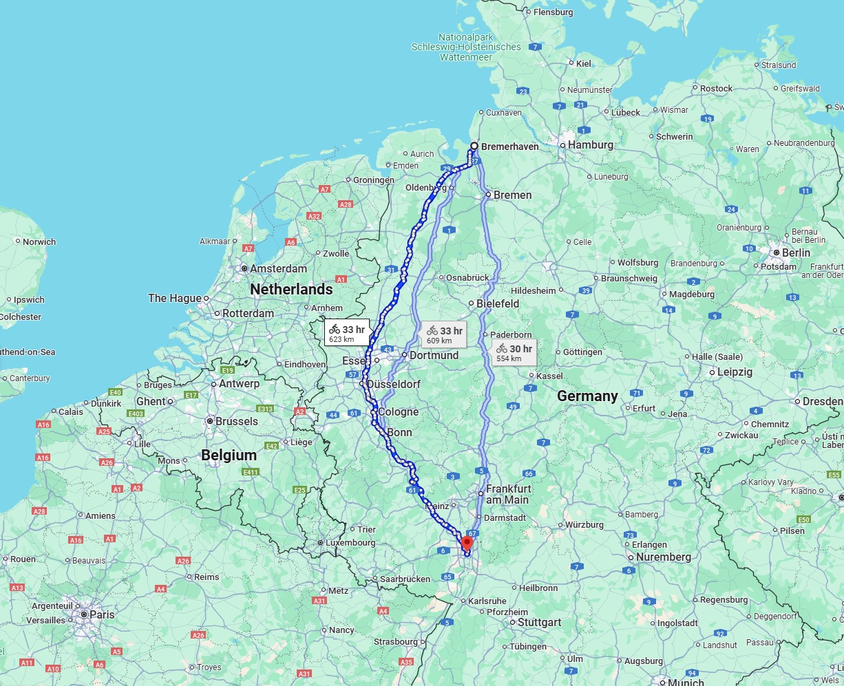 Anreise von Bremerhaven Zu Mannheim Über 