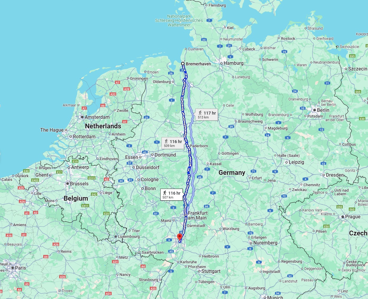 Anreise von Bremerhaven Zu Mannheim Über 