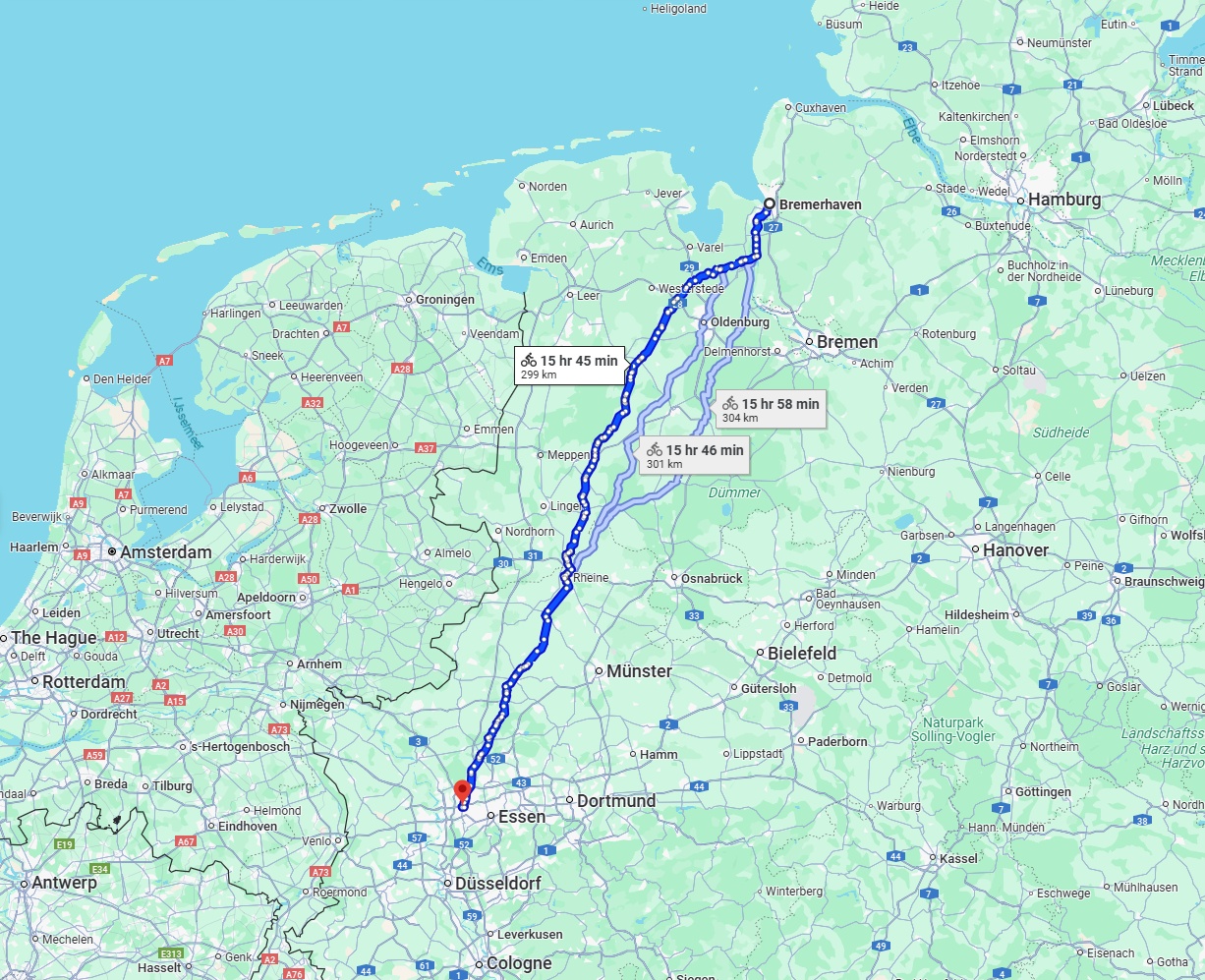 Anreise von Bremerhaven Zu Oberhausen Über 