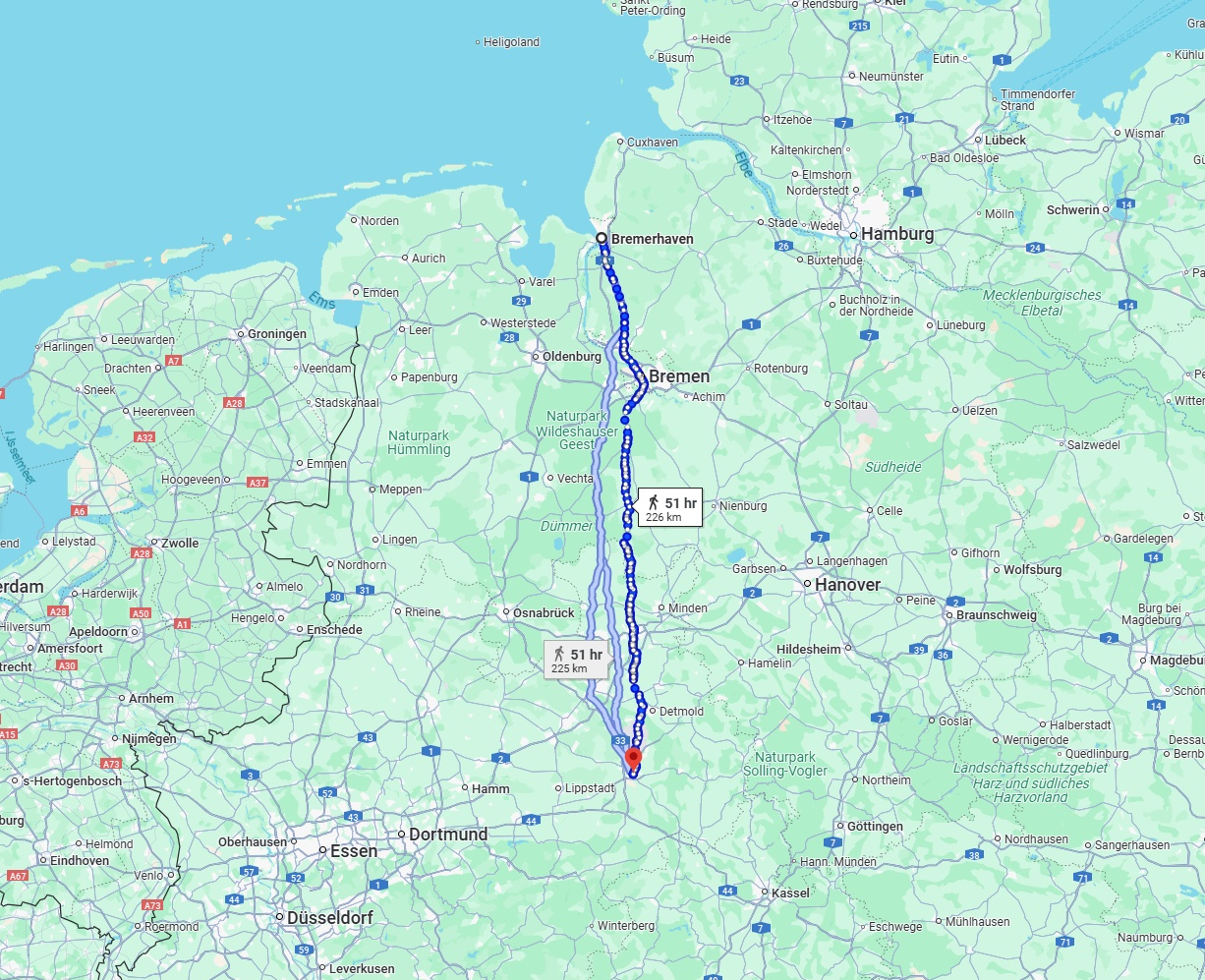 Anreise von Bremerhaven Zu Paderborn Über 
