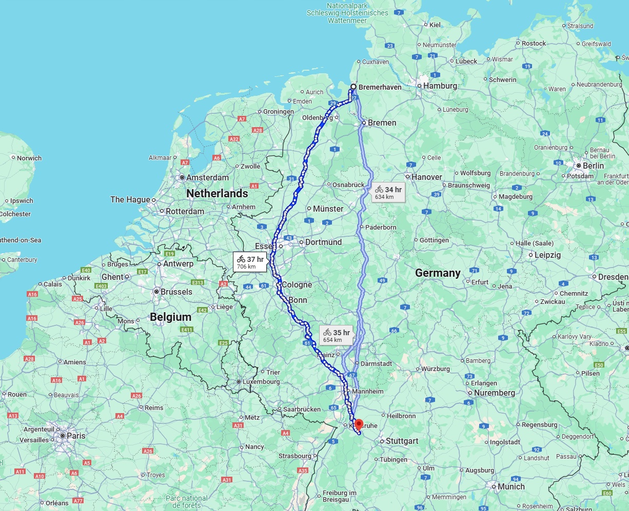 Anreise von Bremerhaven Zu Pforzheim Über 