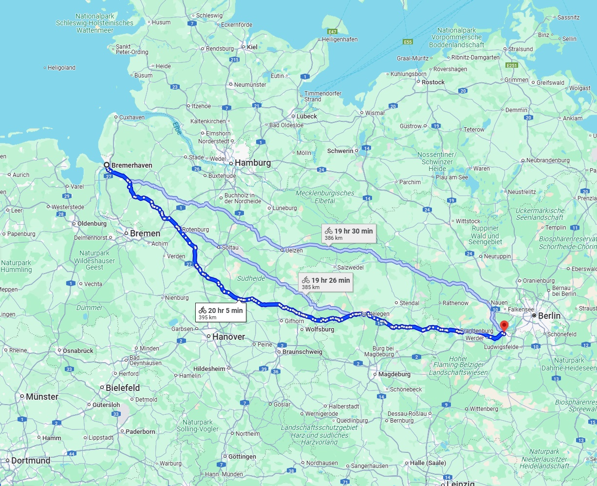 Anreise von Bremerhaven Zu Potsdam Über 
