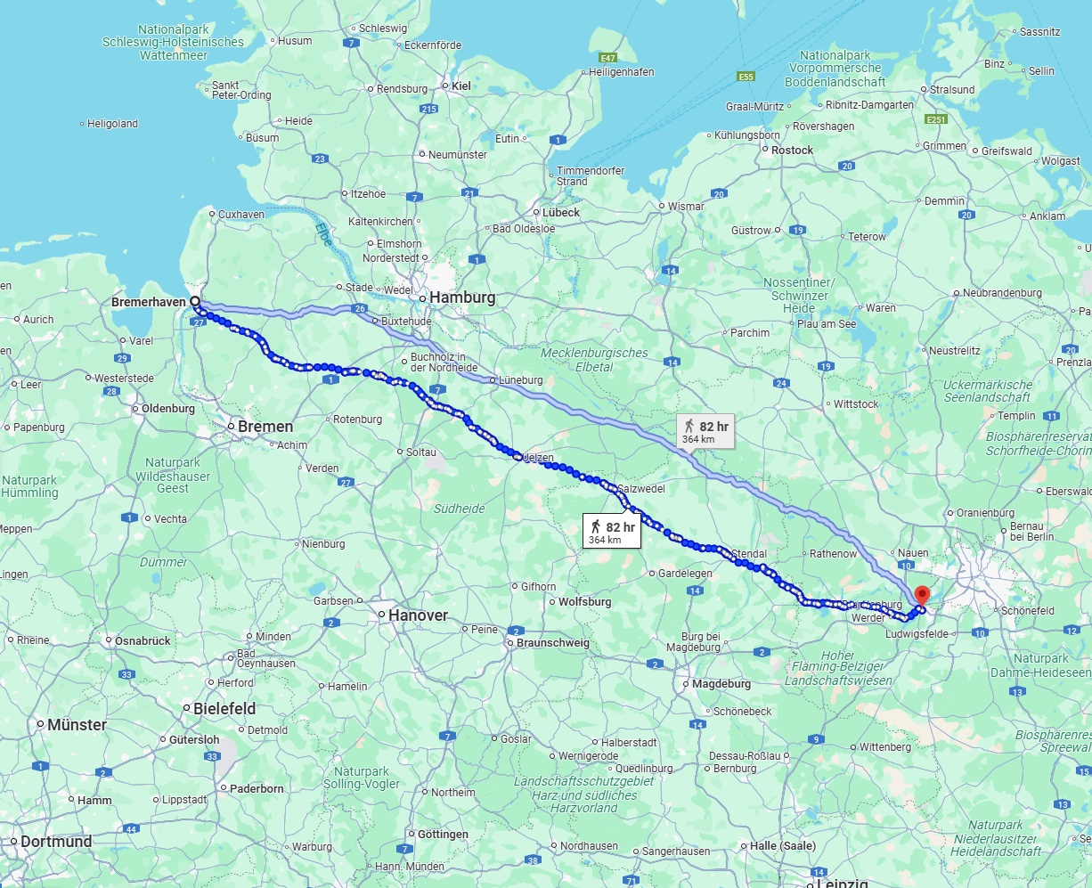 Anreise von Bremerhaven Zu Potsdam Über 
