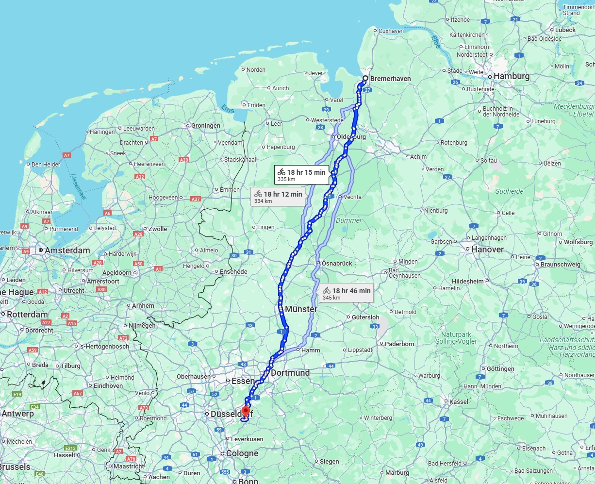 Anreise von Bremerhaven Zu Remscheid Über 