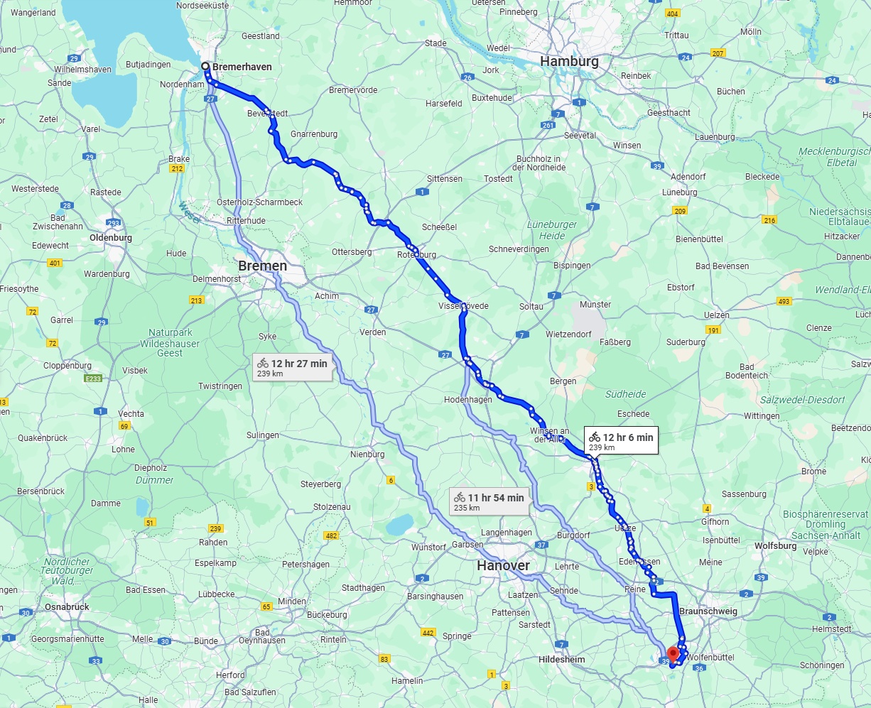 Anreise von Bremerhaven Zu Salzgitter Über 