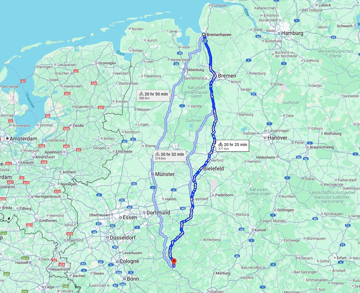 Anreise von Bremerhaven Zu Siegen Über 
