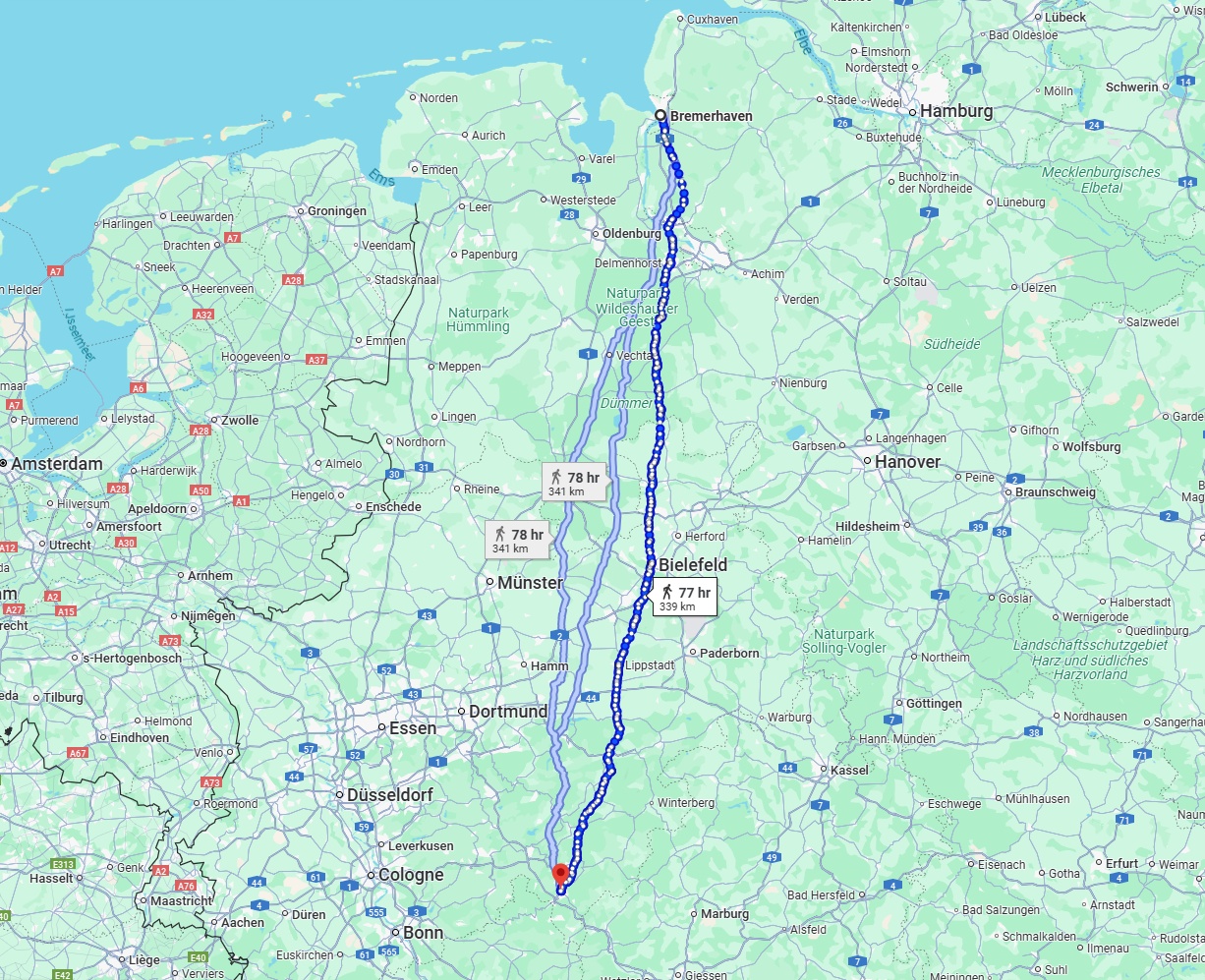 Anreise von Bremerhaven Zu Siegen Über 